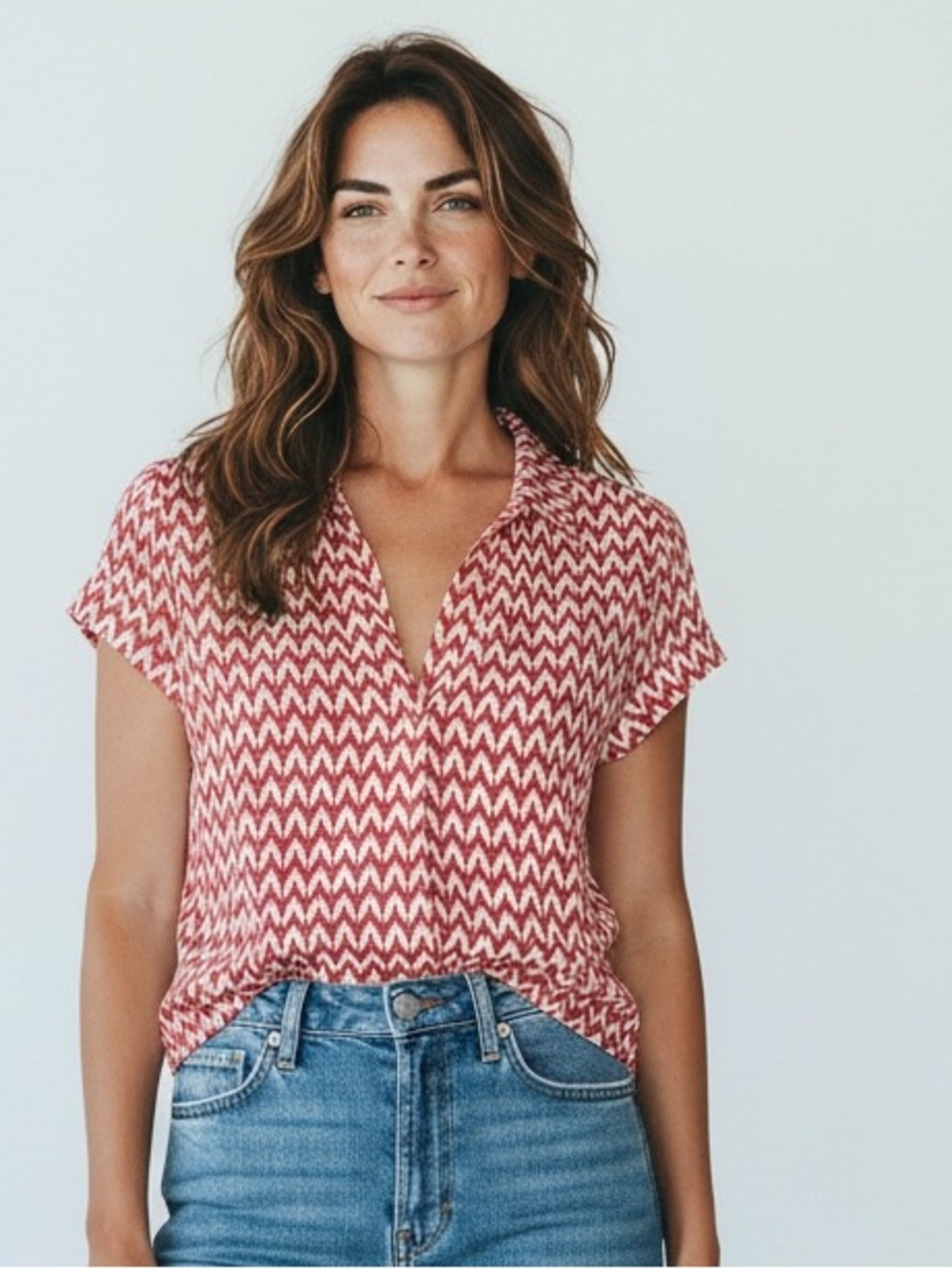 Jachs Girlfriend New York short sleeve blouse XXL excellent condition soft.